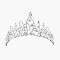 2017 Real Photo White Flower Beauty Queen Crown Wholesale